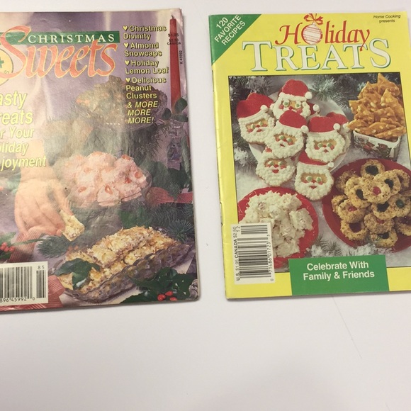 2 Vintage Christmas holiday Cookbooks "Holiday Sweets" Holiday Treats - Picture 1 of 6